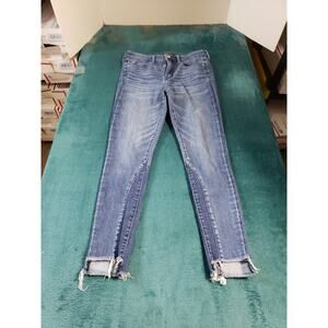 Abercrombie & Fitch Jeans Size 26 Womens Blue Pants Stretch Mid Rise Skinny